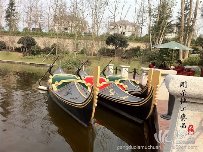 威尼斯贡多拉 游船 欧式木船