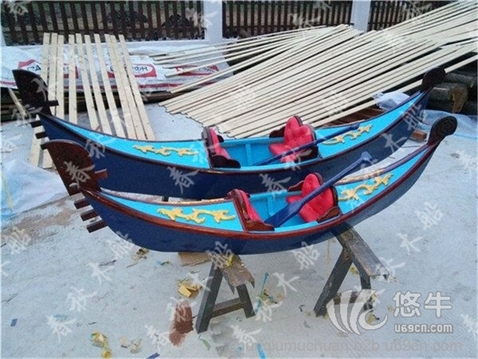 欧式木船精品贡多拉欧式木船手划船