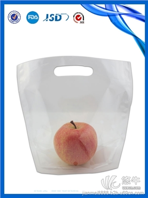 手拎樱桃透明包装袋