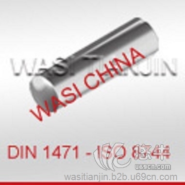 槽销 DIN 1471  全长锥图1