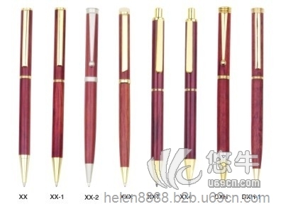 红木笔、竹笔、木制笔、木头笔、木图1