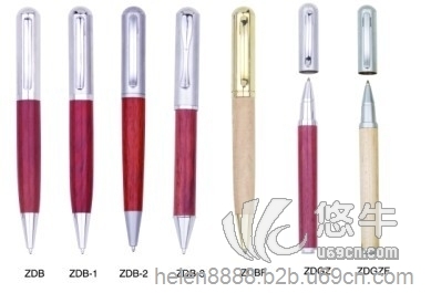 木制笔、木头笔、红木笔、竹子笔图1