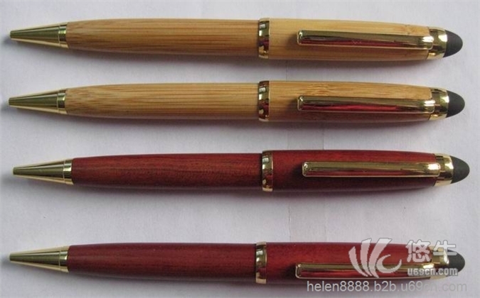 触屏木笔、木头笔、木制笔、红木笔图1
