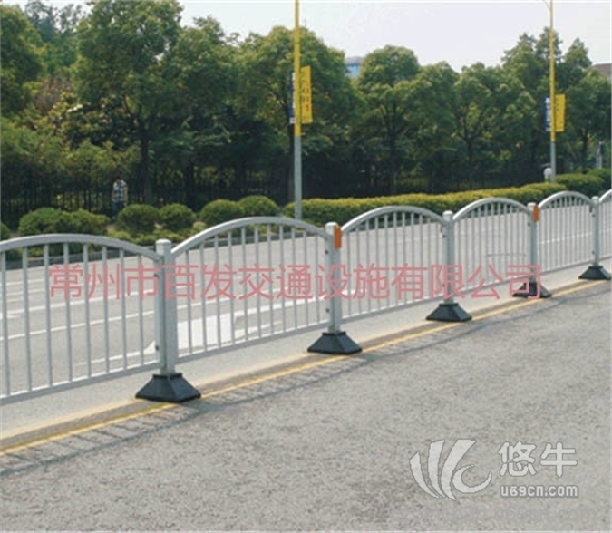拱形护栏锌钢护栏道路隔离栏